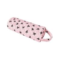 With Handle Curler Storage Bag Large Capacity Hair Dryer Protective Case  Home Travel Use pink-A