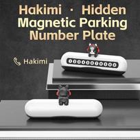 Car Temporary Parking Plate Phone Sign Telephone Number Plate Cartoon Car Decor Phone Number Plate Dashboard Ornament