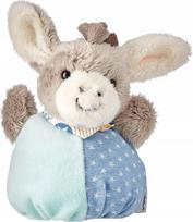 Pliušinis žaislas barškutis Sterntaler Emmi minkštas asiliukas 13 cm