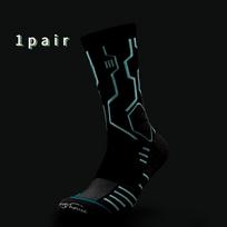Size 39-44 Men's Thickened Towel Bottom Sweat-absorbing Non slip Wrapped Basketball Socks One-size juoda