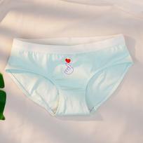Women's Cotton Underwear Slim Fit Cotton Triangle Underwear Simple Breathable Underwear M mėtų žalios spalvos