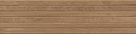 Mexen Western Wood Glazūruota stačiakampė 1 rūšies riešutų išvaizdos siena plytelė 120 x 30 cm, matinė, 120 x 30 cm
