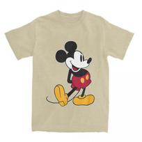 Mickey Mouse Cartoon Shirt Accessories Men Women's Pure Cotton Creative Kawaii Tee Shirt Short Sleeve Tops All Seasons#Color(1) S juoda