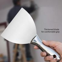 Nerūdijančio plieno grandiklis, junginių peilis, glaistyklė gipso kartono apdailai, tinko grandymui, tapetų valymui, glaistyklis Knife edge 2in