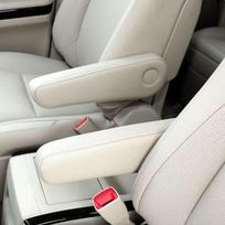 2011-2014 Toyota Alphard Front Seat Armrest Covers & Leather Interior Upgrades. Passenger Seat Beige