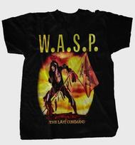 Vintažinis WASP Paskutinio Komandojo Turo Medvilninis Juodas Vyriškas Visų Dydžių Unisex Marškinėlis 15D553 M