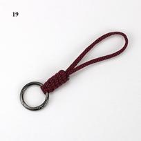 20 Styles Paracord Keychain Lanyard 45cm/14cm High Strength Lanyard Backpack Key Ring  Outdoor Tool 19