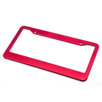 1 American stainless steel license plate universal frame, silver metal license plate frame, photometric spiral cover