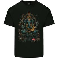 Ganesha Hindu God Ganapati Elephant Kids T-Shirt Childrens 2XL