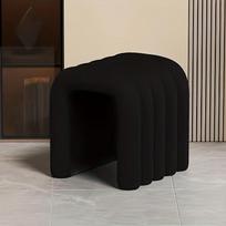 Modern Stool, Luxury Velvet Footrest & Makeup Bench, Versatile Accent Stool for Living Room, Bedroom, Hallway Decor juoda