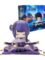 10CM Genshin Impact Beelzebul Xiao Klee Anime Figure Cute Doll Sitting Model PVC Game Series Collection Sculpture Ornament No box