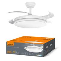 Videx dimeriuojama LED lubinė lempa su ventiliatoriumi ir pultu 60W
