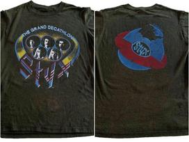 1979 Styx Grand Decathalon Tour Shirt 2 sided Black T shirt S