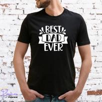 BEST DAD EVER T-SHIRT, Gift for him, XMAS GIFT, Various colour prints M