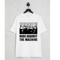 Rage Against the Machine White Short Sleeve T-Shirt S-5XL 4XL