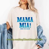 Mineral Wash Tee Mamma Mia Shirt, Here We Go Again, Comfort Colors Dancing Queen Shirt, Donna And The Dynamos T-Shirt, Girl Power Shirt 4XL