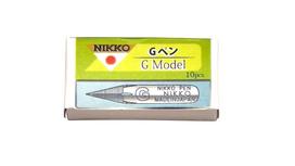 Tachikawa Pin Manufacturing Nikko Pen Nib G Pen Co., Ltd. 10-Pack NG-10 juoda