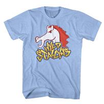 Bill and Ted Stallyns Light Blue Adult T-Shirt 2XL
