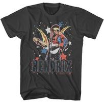 Jimi Hendrix Star Bursts Smoke T-Shirt S