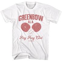 Forrest Gump Greenbow Ping Pong White Adult T-Shirt 2XL