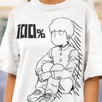 Unisex, Mob Psyhco 100 Shirt, PsychoHelmet Anime Shirt, Funny Shigeo 100 Tired, Japanese Anime Otaku GIFT, Psycho Manga, Psyhco 100 Tshirt M