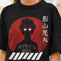 Unisex, Mob Psyhco 100 Shirt, PsychoHelmet Anime Shirt, Funny Shigeo and Dimple, Japanese Anime Otaku GIFT, Psycho Manga, Psyhco 100 Tshirt S