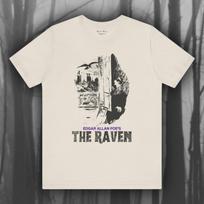 The Raven, Edouard Manet ArT-Shirt, Edgar Allan Poe T-Shirt, Poet T-Shirt, Gothic Poetry, Gift for Bookworm, Goth Unisex Tee XL