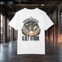 Rocket Launch T shirt, Space Exploration Shirt, Retro Space Tee, Galaxy Graphic Shirt, Astronaut Rocket Tee, Vintage Sci Fi 4XL