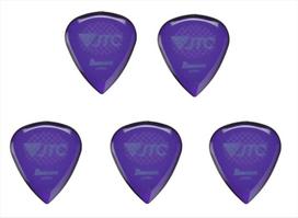 of Ibanez New Material Tritan High Rubber Grip Guitar Pick [Set 5] JTC1R-AMT/Purple Wear-Resistant Anti-Slip 2.5mm