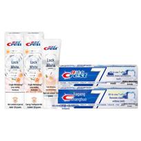 Crest All-in-One Whitening & Peach Blossom Toothpaste Bundle