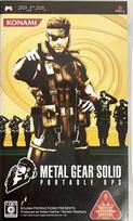 Metal Gear Solid Portable Ops PSP -