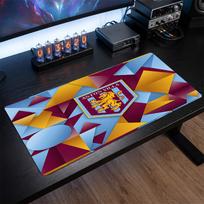 Aston Villa Football Print Large Mouse Pad, Anti-Slip Extended Gaming Desk Mat for Office Home 30cmx60cm（11.8x23.6inch）