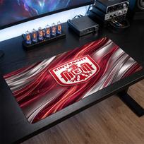 Eintracht Frankfurt Football Print Large Mouse Pad, Anti-Slip Extended Gaming Desk Mat for Office Home 30cmx60cm（11.8x23.6inch）