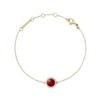 Daniel Wellington Audrey Series Brand Logo Design Cubic Zirconia Agate Bracelet Men and Women Same Style Couple Gold DW00401422 auksas