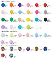 High Quality 10inch Helium Latex Balloon with Linking Tail Pastel Party Decoration Balloon  Single Item 6INCH