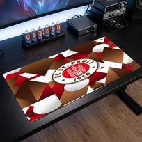 FC St. Pauli Football Print Large Mouse Pad, Anti-Slip Extended Gaming Desk Mat for Office Home 30cmx60cm（11.8x23.6inch）