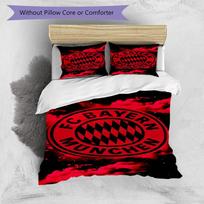 Munich Football Club Printed Pattern Duvet Cover Set – includes 1 duvet cover and 2 matching pillowcases Bedroom decor Christmas gifts 135cm*200cm
