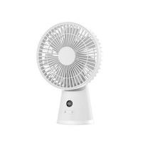 Portable Desk Fan 3600mAh Cordless Cooling Fan USB 5 Speed Mini Table Fans for Home Office White