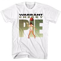 Warrant Cherry Pie Model On Roller Skates Men's T Shirt 80's Rock Music Merch S