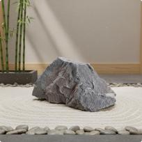 Putplasčio akmens lengvas dirbtinio akmens tvirtas paviršius akmuo sodo ekspozicijai pilkas 1 Gray Foam Stone 9 gray