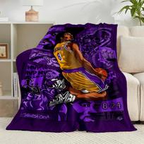 1PC A Basketball Legend Flannel Blanket Gift, Suitable for Both Men And Women, Soft Ideal for Beds And Sofa, Birthday Or Christmas Gift 75x90cm