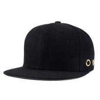 [NORTHWOOD]Tvirtos „Snapback“ kepurės, juodos „Snapback“ kepurės vyrams Prekės ženklo Unisex juoda hip-hop beisbolo kepurė 56-60cm juoda