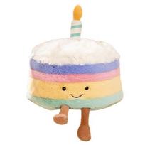Naujas gimtadienio tortas Jelly Cat pliušinis žaislas lėlė torto audinio lėlė mielas smagus parduotuvė raminantis lėlė Valentino šventė gimtadienio dovana about  25cm height