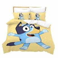 Individualus animacinis B-Blueys Bandit Chilli Antklodės užvalkalas Pagalvės užvalkalas Lovos patalynės komplektas Suaugusiems Berniukui Mergaitei Miegamojo Vaikams Viengulis Dvigulis EU Single 135x200cm