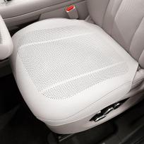 Odinė automobilio sėdynės užvalkalas, prabangus kvėpuojantis priekinės sėdynės apsauginis paminkštinimas BMW 1 3 5 7 serijai, X1 X3 X4 X5 X6 F10 F20 F30 F34 gray