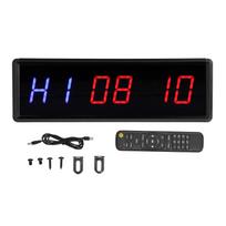 1.5inch Count Down/Up Clock Stopwatch LED Interval Timer Gym Workout Count Down/Up Clock Stopwatch for Fitness Exercising juoda