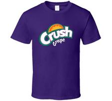 Crush Grape Soda Cool Halloween Costume T Shirt Mens Womens Tees Top S blue