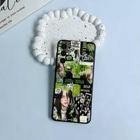 Gen Z talented singer-Billie E-Eilish Black Soft Silicone Phone Case for Samsung S25, S24, S21, S22, S23, S30, Ultra, S20,  Lite Samsung S21plus