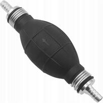 Rankinė Siurbimo Pompa Kuro Gumine Gruškele Vožtuvas 8 Mm Sidabrinė