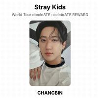 Stray Kids World Tour dominATE : celebrATE REWARD Official Photocard I.N 02